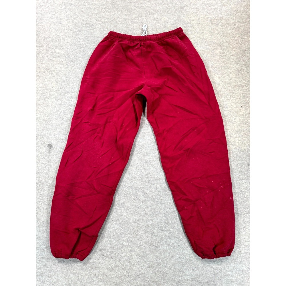 Crossbow By Jerzees Sweatpants Mens Large Red Fleece Lined Casual Elastic Waist